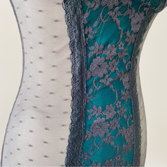 Lace Sea Green Chemise - Picture 12 of 14